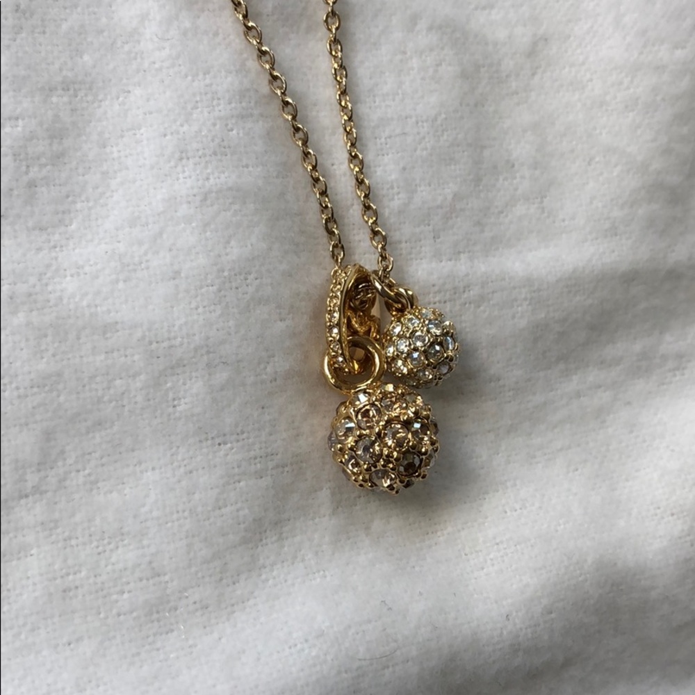 Swarovski necklace in gold